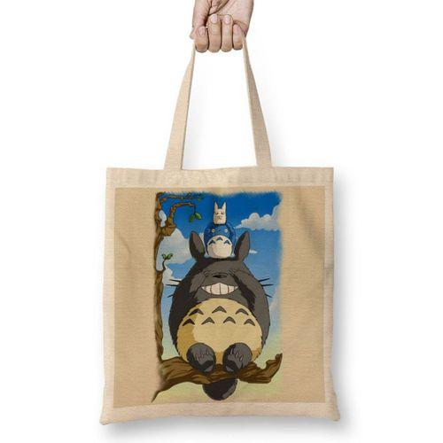 Totoro 02 Bez Çanta Uzun Saplı