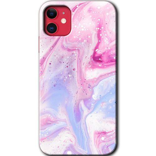 MRCİLETİSİM iPhone 11 Kılıf HD Desen Baskılı Arka Kapak + Mat Kobra Cam - Kabarmış Leke