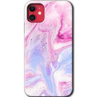 MRCİLETİSİM iPhone 11 Kılıf HD Desen Baskılı Arka Kapak + Mat Kobra Cam - Kabarmış Leke