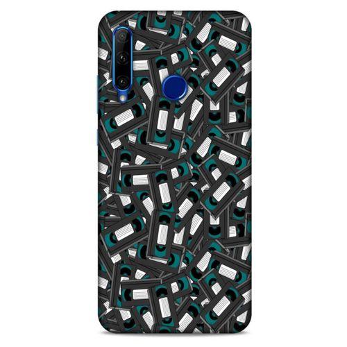 Retro (26) Desen Tpu Silikon Kılıf Renkli Huawei Honor 20 Lite Kılıf