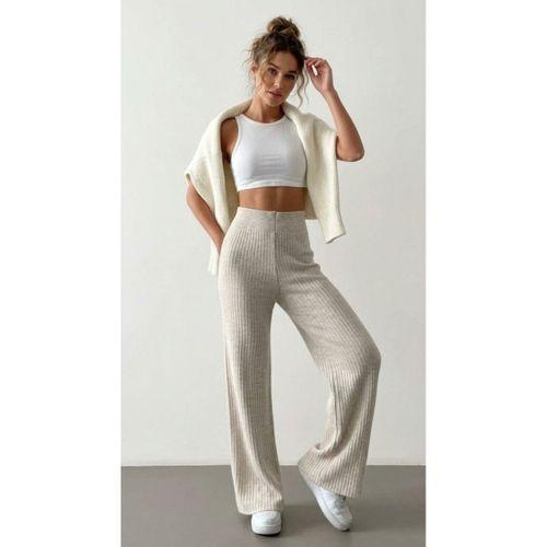 Kadın Kaşkorse Bol Paça Pantolon