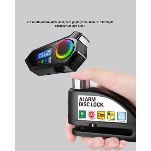 Bluetooth 5.4 Kablosuz İnterkom+ Motor Disk Kilidi