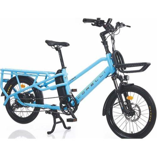 Corelli Xtra 20 Jant Çift Akü Elektrikli Şehir Bisikleti Mavi