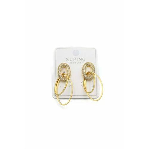 Halkalı Küpe - Altın