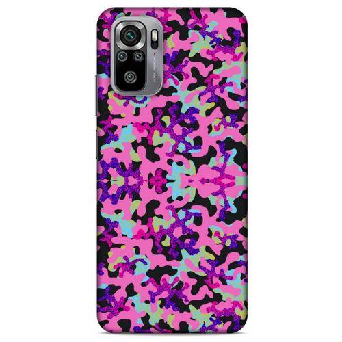 Xiaomi Redmi Note 10 Uyumlu Kılıf Pembe Delisi (34) Slim Armor Kılıf Kamuflaj