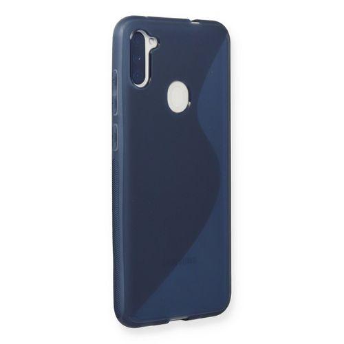 Newface Samsung Galaxy A11 Kılıf S Silikon - Mavi