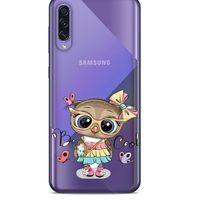 Zoologix (81) Samsung Galaxy A51 Şeffaf Kılıf Silikon Desenli