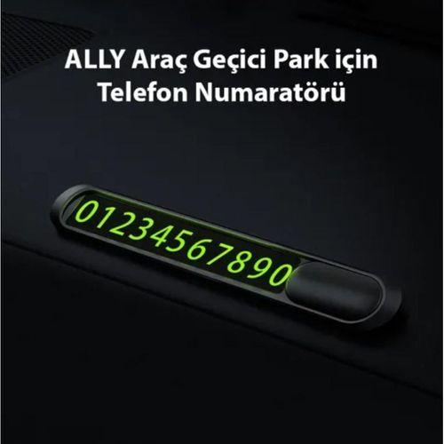 Zhltools Araç Geçici Park için Telefon Numaratörü Siyah