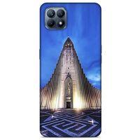 Huawei P40 Lite Kılıf Dünya Mimarisi (38) Neo Hybrid Kılıf Church of Hallgrimur