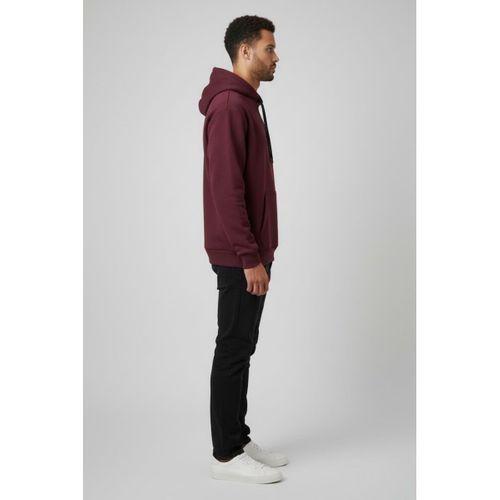 Erkek Kapşonlu Rahat Kalıp İçi Polarlı 3 iplik Kalın SweatShırt spr25sw55