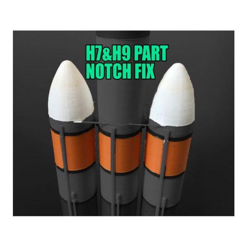 Delta IV Heavy Orion EFT-1 için Sabit İçi Boş Parçalar H7 H9 (Bu ürün Sadece Plastik parçadır - Almadan Önce Soru Sorabilirsiniz)