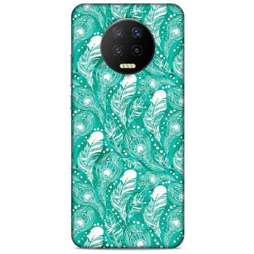 Lopard İnfinix Note 7 Uyumlu Kılıf Tüyler (45) Back Cover