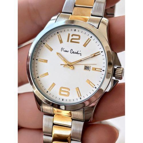 800411F06SB Pierre Cardin Çelik Kordon Erkek Kol Saati 30 Mt Su Gecirmez Kaplan Gözü Bileklik Hdyli