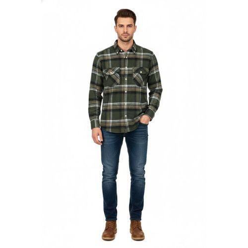 Erkek Kışlık Çift Cep Kapaklı Oduncu Gömlek BGL-ST04869