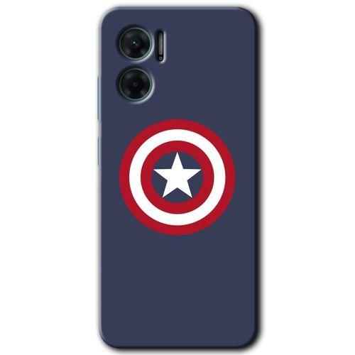 Xiaomi Redmi Note 11E HD Baskılı Kılıf + 9D Tam Ekran Koruyucu - Captain!