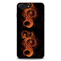 Lopard Apple Iphone 8 Plus Uyumlu Kılıf FireX (23) Ultra Koruma Kılıfı Ateşten Simge