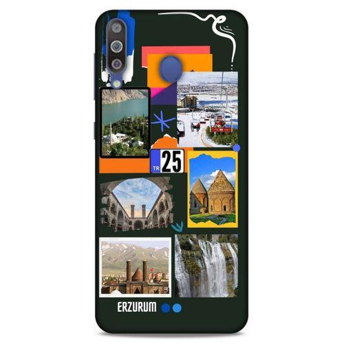 Lopard Samsung Galaxy M30 Uyumlu Kılıf Şehirli ※ (25) Erzurum Antişok Kapak
