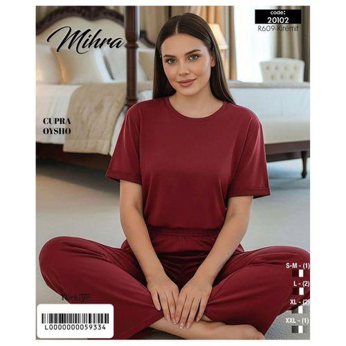 Mihra 20102 Kadın Oysho Kısa Kol Pijama Takımı