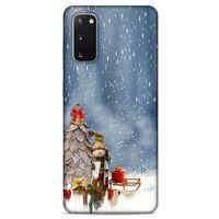 Samsung Galaxy S20 Kılıf Snowix (5) Koruma Kabı Gri Beyaz