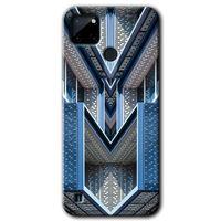 BeRa Aksesuar Realme C21 Kılıf Baskılı Kapak - Retro Building +Tam Kaplayan Mat Seramik