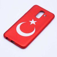 Galaxy A6 Plus 2018 Kılıf Zore Bayrak Silikon