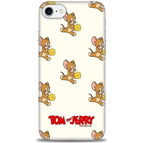 iPhone 8 Kılıf HD Baskılı Kılıf - Jerry + Tam Ekran Koruyucu