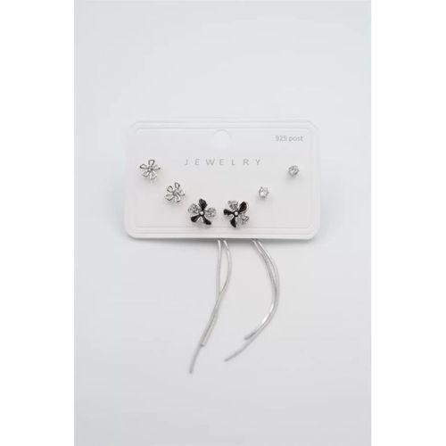 Çoklu Set Küpe - Gümüş