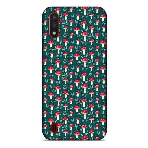 Frutix Mantar 02 Samsung Galaxy A01 Kılıf Desenli Silikon