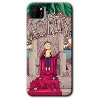 Huawei Y5P Kılıf HD Desen Baskılı Arka Kapak + Temperli Cam - Morty