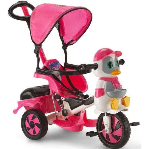 Scooter Penguen Baby Poufi Pembe