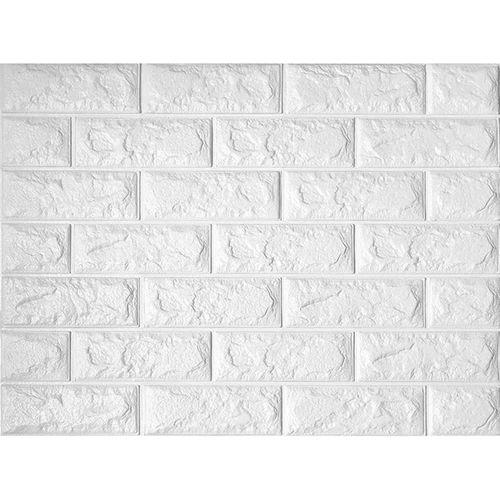 70x54 Cm Kendinden Yapışkanlı 3d Esnek Sünger Duvar Kaplama Kağıdı Paneli 10 Adet