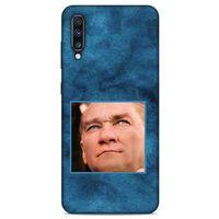 Samsung Galaxy A70 Kılıf Atatürk (26) Tpu Silikon Kılıf Mavi Gök