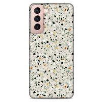 Lopard Samsung Galaxy S21 Uyumlu Kılıf Taşlı (10) Full Koruma Kılıfı