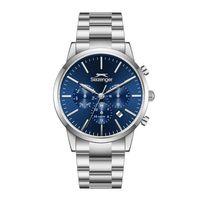 Slazenger SL.09.2545.2.02 Quartz Çelik Gri Lacivert Kadran 42 mm Erkek Kol Saati