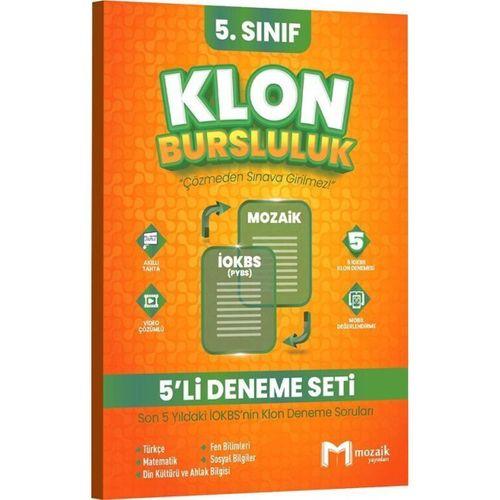 5. Sınıf Klon 5 li Deneme Seti Mozaik Yayınları