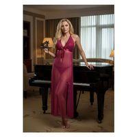 Fuşya Dantel Gecelik - 639