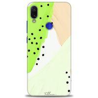 Xiaomi Redmi Note 7 Kılıf HD Baskılı Kılıf - Fıstık Yeşili + Tam Ekran Koruyucu