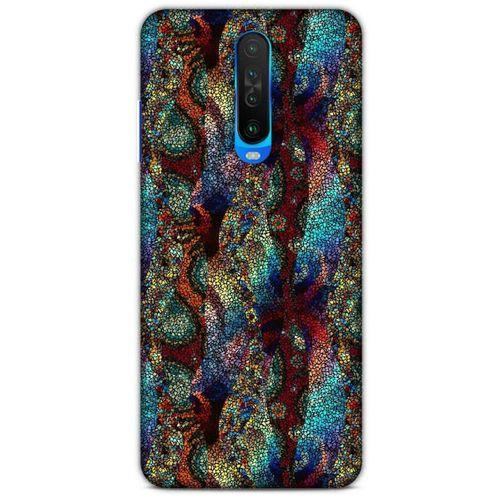 Xiaomi Poco X2 Kılıf Baskılı Özel Seri Taşlı (43) Thin Fit Kılıf