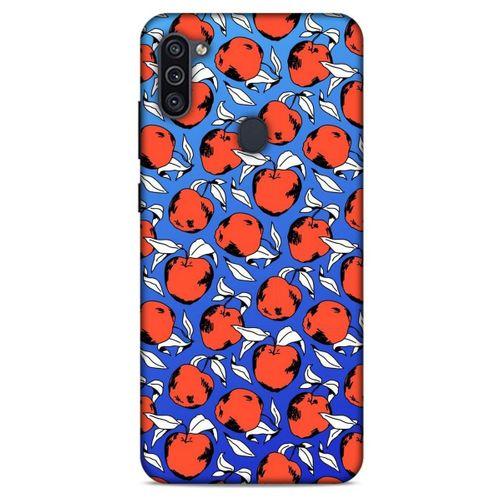 Frutix Elma 04 Samsung Galaxy M11 Kılıf Desenli Silikon