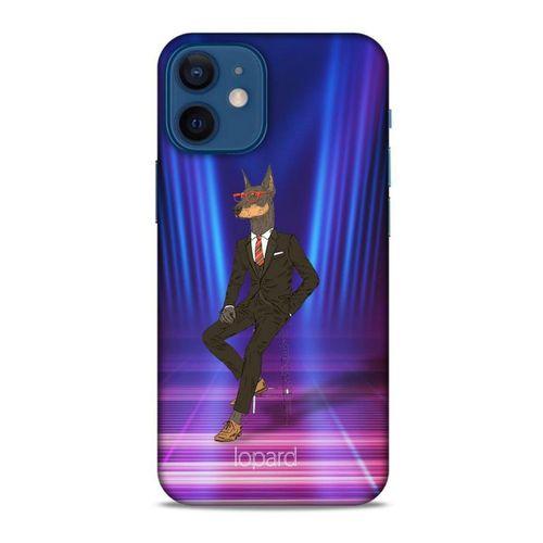 Apple iPhone 12 Mini Kılıf FunnyMaX (44) Tough Armor Kılıf Fuşya Doberman