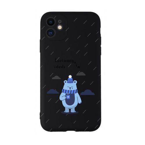 iPhone 11 Uyumlu İncinmişsin Dedi Desenli Kamera Korumalı Lansman Kılıf Premium Silikonlu