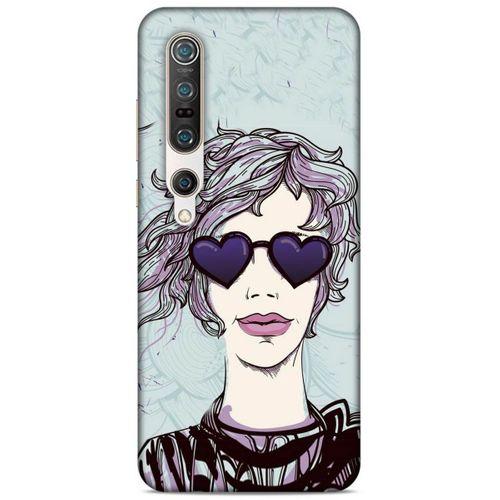 Lopard Xiaomi Mi 10 Pro Uyumlu Kılıf Sürreal Yüzler ♀ (25) Antişok Kapak Baskılı