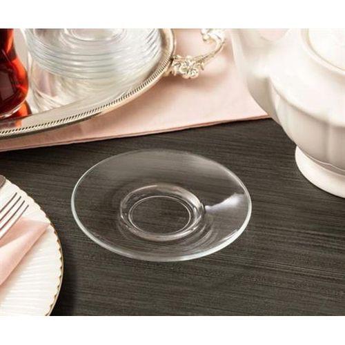 Cam Çay Tabağı 3 Adet 11X11X2Cm