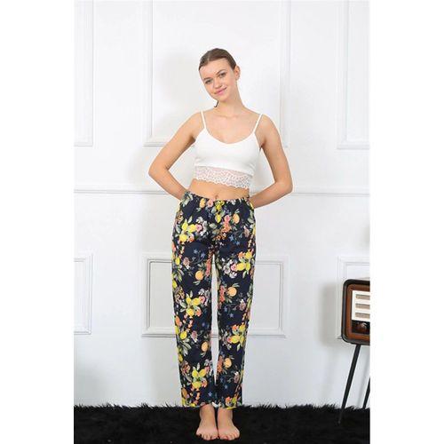 Kadın Pamuklu Alt Pijama Lacivert