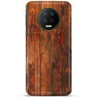 Lopard İnfinix Note 7 Uyumlu Kılıf Wood'X (4) Koruma Kılıfı Desenli