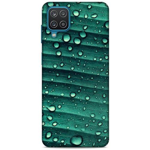 Lopard Samsung Galaxy A12 Uyumlu Kılıf Bahar (34) Slim Armor Kılıf Nemli Yeşil