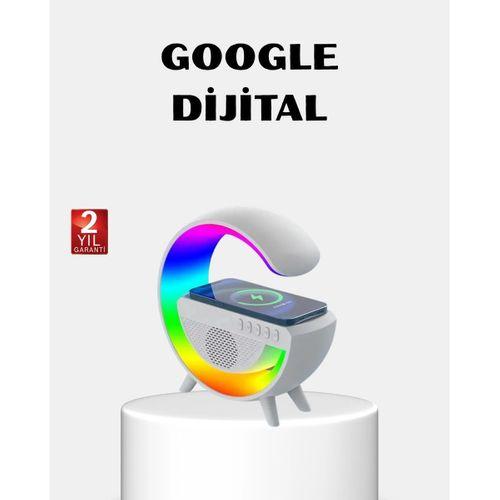 Rgb Işıklı Kablosuz Şarjlı Hoparlör – Fm Radyolu Akıllı Gece Lambası