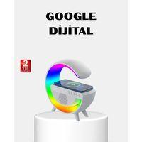 Rgb Işıklı Kablosuz Şarjlı Hoparlör – Fm Radyolu Akıllı Gece Lambası