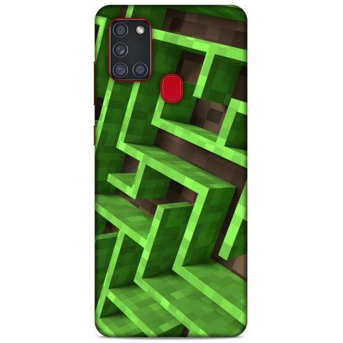 Lopard Samsung Galaxy A21s Uyumlu Kılıf PiXel (6) Silikon Kılıf Craft