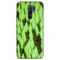 Lopard Xiaomi Redmi 9 Uyumlu Kılıf PiXel (4) Koruma Kılıfı Koyu Yeşil